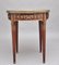 Mahogany Side Table with Marble Top, 1800s 1