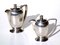 Silver Alpacca Hotel Teapots, 1920s, Set of 2 2