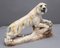 Early 20th Century Alabaster Tiger Sculpture 10