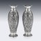 Antique Solid Silver Vases, Set of 2 13