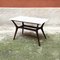 Wooden Coffee Table with Rectangular Pink Portugal Marble Top, 1960s 2