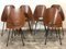 Italienische Medea Esszimmerstühle aus Schichtholz von Vittorio Nobili für Fratelli Tagliabue, 1950er, 6er Set 6