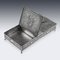 Antique Solid Silver Double Cigar Box, Image 13