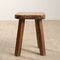 Solid Elm Stools, 1970s, Set of 2, Image 1