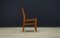 Dänische Esszimmerstühle aus Esche & Kunstleder, 1970er, 4er Set 6