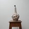 Mid-Century English Studio Pottery Chalkware Table Lamp, 1960s, Image 7