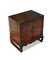 Antique Korean Walnut Veneer Wedding Chest with Ebonised Fittings 2