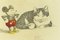 Cat & Mickey, Lithografie, 1970er 1