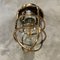 Bronze Wandlampe mit Käfig & Glasschirm von Crouse Hinds, 1960er 5