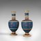 Antike Deutsche Dekorative Vasen, 2er Set 3