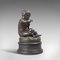 Statua antica in bronzo Putto, Francia, fine XIX secolo, Immagine 4