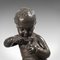 Antique Bronze Putto Statue, France, Late 19th Century 9