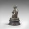 Antique Bronze Putto Statue, France, Late 19th Century 6