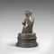 Statua antica in bronzo Putto, Francia, fine XIX secolo, Immagine 6