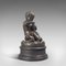 Antique Bronze Putto Statue, France, Late 19th Century 3