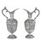 Antique Solid Silver Cellini Ewer Jugs from James Dixon & Sons, Set of 2 1