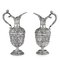 Antique Solid Silver Cellini Ewer Jugs from James Dixon & Sons, Set of 2, Image 1