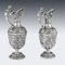 Antique Solid Silver Cellini Ewer Jugs from James Dixon & Sons, Set of 2, Image 19