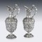 Antique Solid Silver Cellini Ewer Jugs from James Dixon & Sons, Set of 2, Image 17