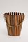 Mid-Century Ash Wood Paper Basket, Austria, 1950s 6
