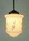 Lampe à Suspension Géométrique Art Déco Effet Vaporisé, 1920s 10