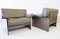 Gray KM 2-Seat Lounge Chairs by Tito Agnoli for Matteo Grassi, 1980s, Set of 2 10