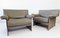 Gray KM 2-Seat Lounge Chairs by Tito Agnoli for Matteo Grassi, 1980s, Set of 2, Image 2