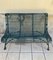 Modernist French Green Iron Garden Bench, 1930s 1