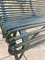 Modernist French Green Iron Garden Bench, 1930s, Image 6