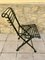 Modernist Green Iron Garden Folding Chair, 1930s, Image 7