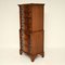 Antique Mahogany Serpentine Chest of Drawers, Image 4