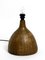 Lampe de Bureau en Céramique avec Grand Abat-Jour en Tissu, 1960s 7