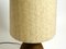 Ceramic Table Lamp with Large Fabric Shade, 1960s 5