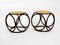 Stools In Bentwood with Viennese Braided Seats from Thonet, 1950s, Set of 2 13