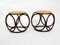 Stools In Bentwood with Viennese Braided Seats from Thonet, 1950s, Set of 2, Image 13