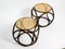 Stools In Bentwood with Viennese Braided Seats from Thonet, 1950s, Set of 2 11