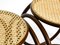 Stools In Bentwood with Viennese Braided Seats from Thonet, 1950s, Set of 2, Image 8