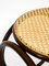 Stools In Bentwood with Viennese Braided Seats from Thonet, 1950s, Set of 2, Image 16