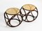Stools In Bentwood with Viennese Braided Seats from Thonet, 1950s, Set of 2 12