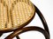 Sgabelli in legno curvato con sedute intrecciate viennesi di Thonet, anni '50, set di 2, Immagine 7
