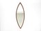 Teak Wall Mirror from Th. Poss' Eftf. Copenhagen, 1960s 1