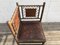 Antique Walnut & Real Leather Side Chair, Circa 1900, Image 9