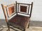 Antique Walnut & Real Leather Side Chair, Circa 1900 8