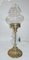 Lámpara de mesa de vidrio, años 20, Imagen 1