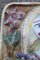 Piatto in ceramica raffigurante una donna con fiori di Giovanni Desimone, anni '60, Immagine 2