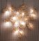 Murano Art Glass and Brass Mid-Century Chandelier / Wall Light, 2010s, Image 7