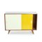 Credenza Mid-Century gialla e color crema di Jiří Jiroutek per Interier Praha, anni '60, Immagine 13