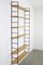 Large Restored Vintage Black & Oak Panni Shelving Unit 1