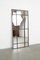 Vintage Iron Framed Industrial Mirror, Image 1