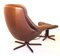 Leather Lounge Chair with Ottoman by H. W. Klein, 1970s 3